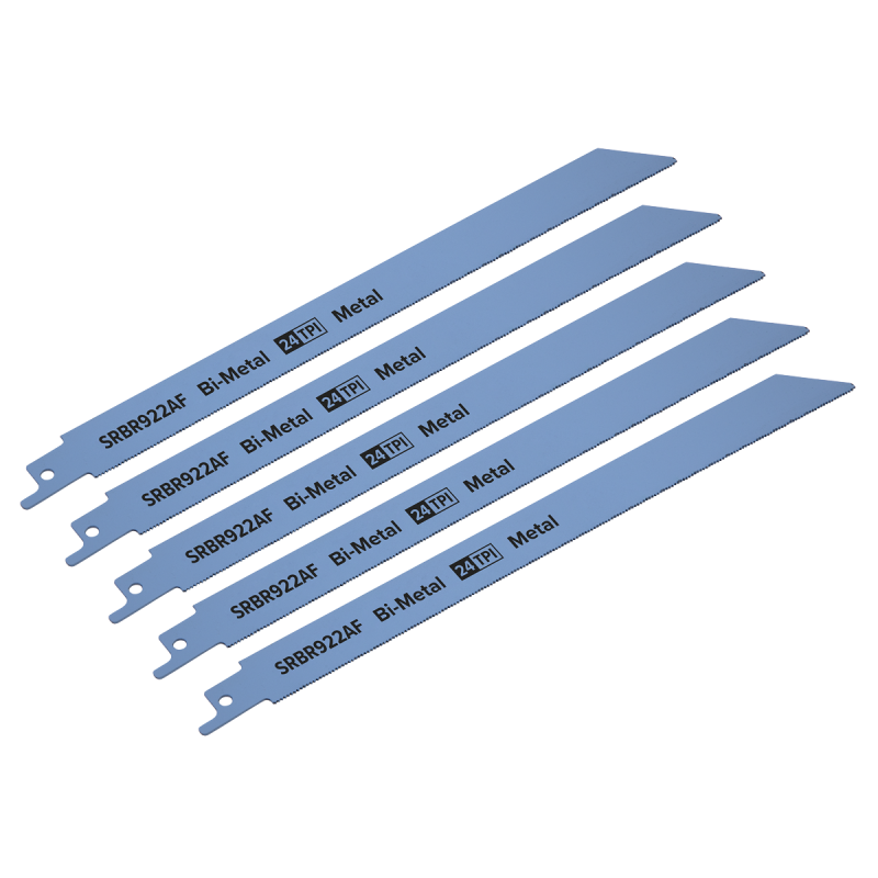 Reciprocating Saw Blade Metal 230mm 24tpi - Pack of 5