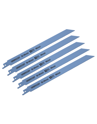 Reciprocating Saw Blade Metal 230mm 18tpi - Pack of 5