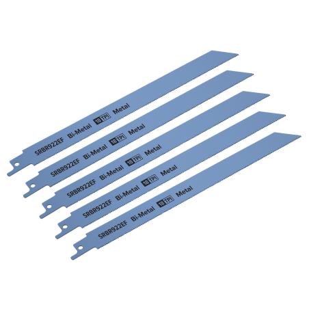 Reciprocating Saw Blade Metal 230mm 18tpi - Pack of 5