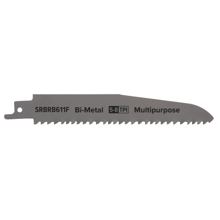 Reciprocating Saw Blade Multipurpose 150mm 5-8tpi - Pack of 5