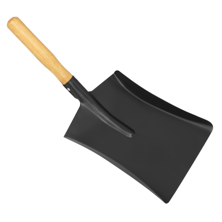 Coal shovel 8" with 228mm Wooden Handle