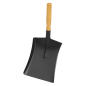 Coal shovel 8" with 228mm Wooden Handle