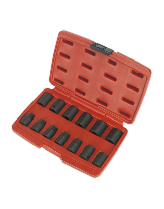 Impact Socket Set 13pc 1/2"Sq Drive Metric