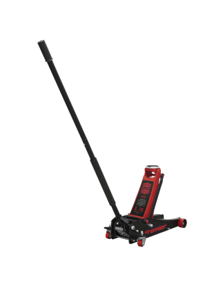 Premier Low Profile Trolley Jack with Rocket Lift 3 Tonne - Red