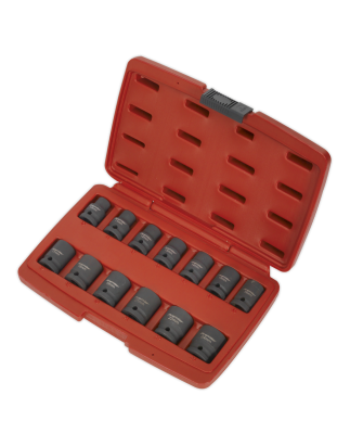 Impact Socket Set 13pc 1/2"Sq Drive Total Drive®