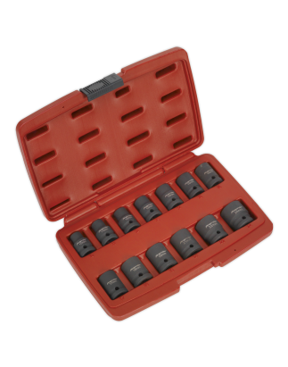 Impact Socket Set 13pc 1/2"Sq Drive Total Drive®