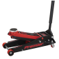 Premier Low Profile Trolley Jack with Rocket Lift 3 Tonne - Red