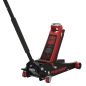 Premier Low Profile Trolley Jack with Rocket Lift 3 Tonne - Red