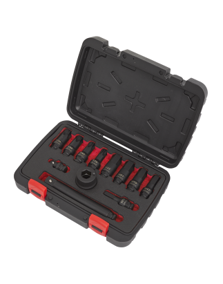 Impact Socket Bit & Accessories Set 12pc 3/4"Sq Drive