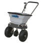 Stainless Steel Broadcast Salt Spreader 37kg Walk Behind