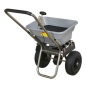 Stainless Steel Broadcast Salt Spreader 37kg Walk Behind