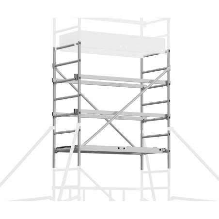 Pack d'extension de tour d'échafaudage à plate-forme 3 EN 1004-1