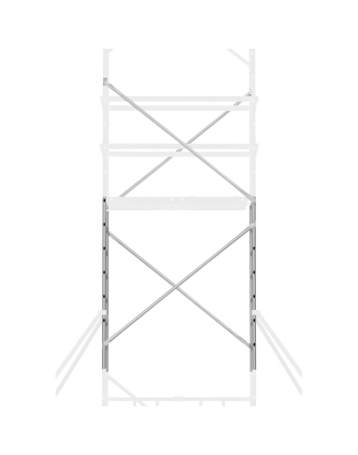 Pack d'extension de tour d'échafaudage à plate-forme 4 EN 1004-1