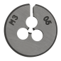 Matrice fendue métrique M3 x 0,5 mm