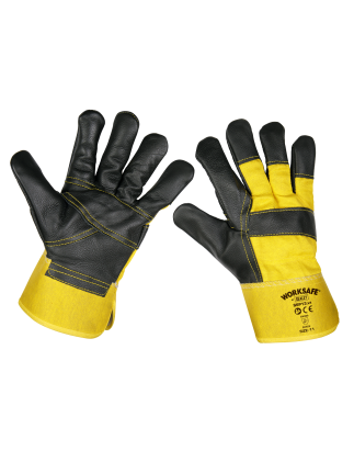 Gants de gréeur Worksafe® avec paume en cuir - paire