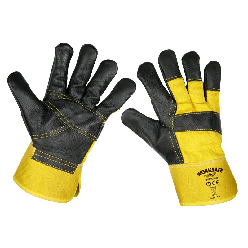 Worksafe® Rigger's Gloves with Hide Palm - Pair