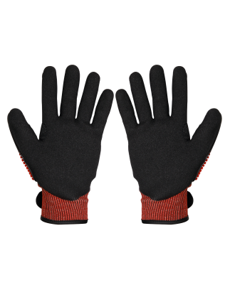 Cut & Impact Resistant Gloves, Large - Pair