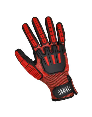 Cut & Impact Resistant Gloves, Large - Pair