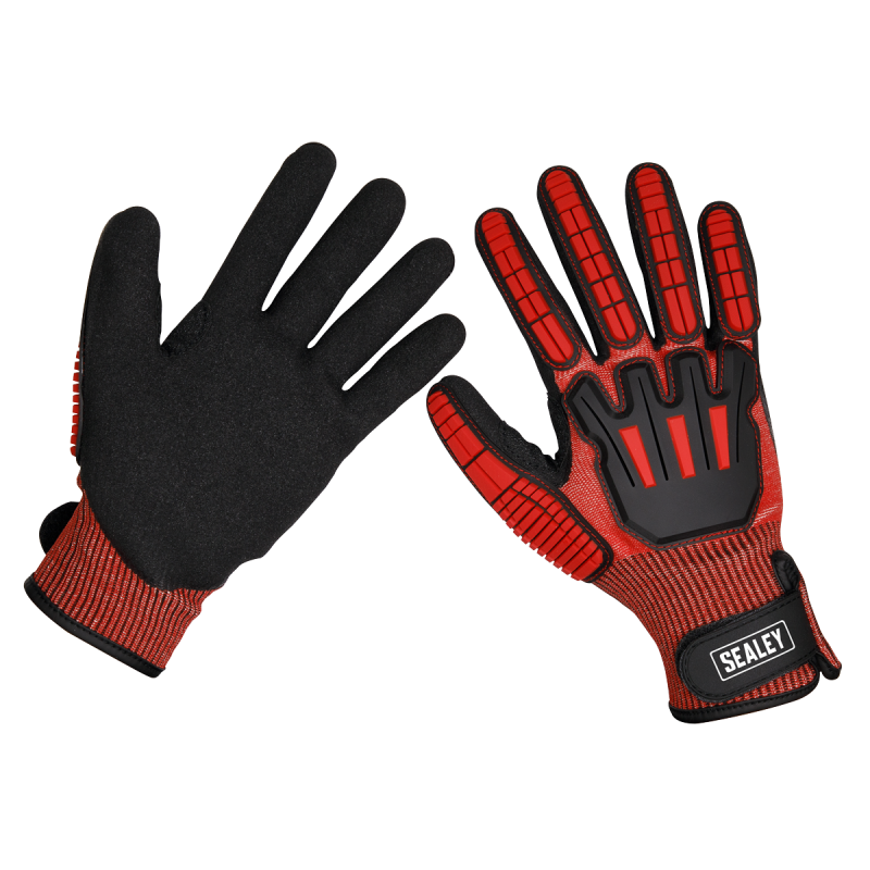 Gants résistants aux coupures et aux chocs, X-Large - Paire