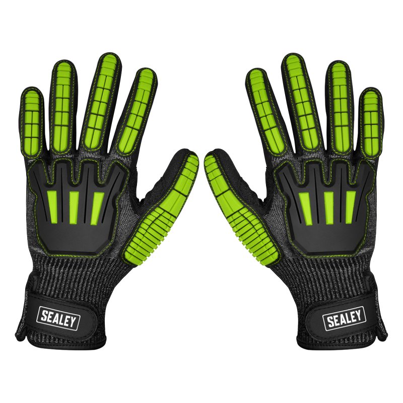 Cut & Impact Resistant Gloves, X-Large - Pair