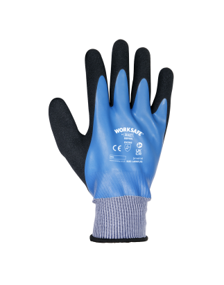 Gants en latex imperméables Worksafe®, grands - boîte de 120 paires