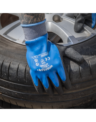 Gants en latex imperméables Worksafe®, très grand - paquet de 6 paires