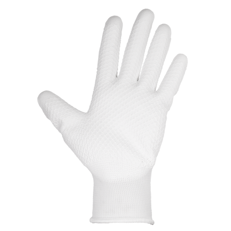 Worksafe® White Precision Grip Gloves, Large - Pair