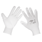 Worksafe® White Precision Grip Gloves, Large - Pair