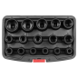 Impact Socket Set 16pc 1/2"Sq Drive