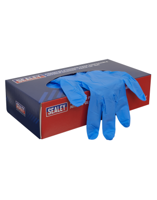 Premium Powder-Free Disposable Nitrile Gloves,  Extra-Large - Pack of 100