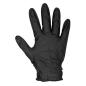 Gants en nitrile très épais Diamond Grip, non poudrés, noirs, grand - paquet de 50