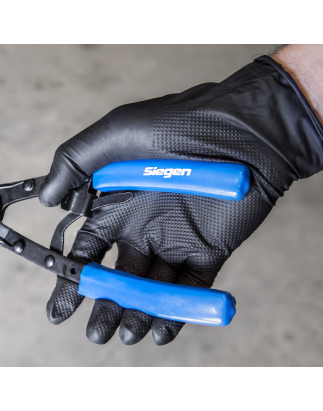 Gants en nitrile extra-épais Diamond Grip non poudrés, noirs, très grand - paquet de 50