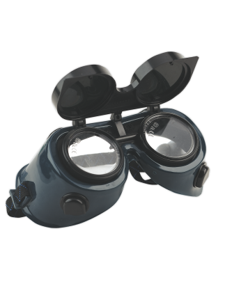 Gas Welding Goggles with Flip-Up Lenses