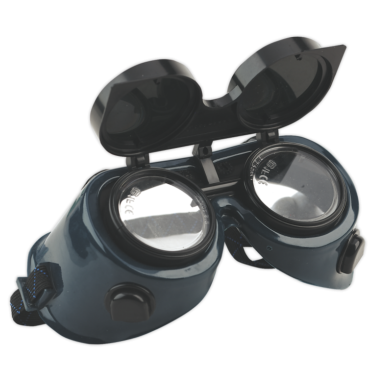 Gas Welding Goggles with Flip-Up Lenses