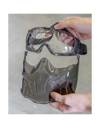 Worksafe® Safety Goggles with Detachable Face Shield