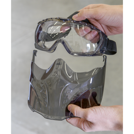 Worksafe® Safety Goggles with Detachable Face Shield