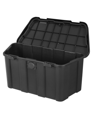 Weatherproof Trailer Storage Box with Lock 45L