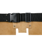 Double Pouch Leather Tool Belt