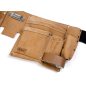 Double Pouch Leather Tool Belt