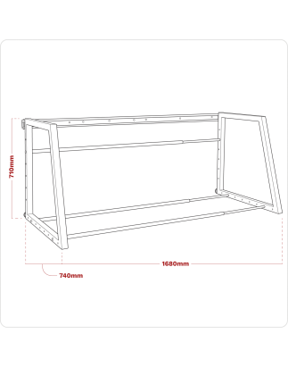 Extending Tyre Rack Wall or Floor Mounting