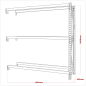 Tyre Rack Extension Two Level 200kg Capacity Per Level