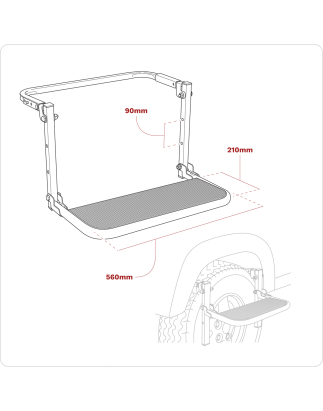 Folding Wheel Step