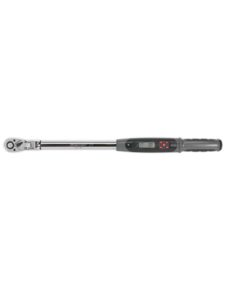 Angle Torque Wrench Flexi-Head Digital 1/2"Sq Drive 20-200Nm(14.7-147.5lb.ft)