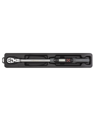 Angle Torque Wrench Flexi-Head Digital 1/2"Sq Drive 20-200Nm(14.7-147.5lb.ft)