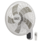 3-Speed Wall Fan with Remote Control 18" 230V