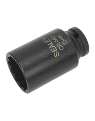 Impact Socket 33mm Bi-Hex Deep 1/2"Sq Drive