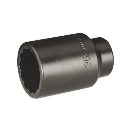 Impact Socket 36mm Bi-Hex Deep 1/2"Sq Drive