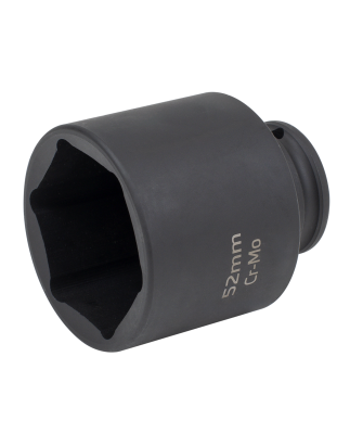 Impact Socket 52mm 1/2"Sq Drive