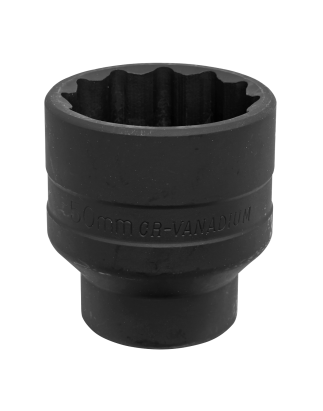 Impact Socket 50mm Bi-Hex 3/4"Sq Drive