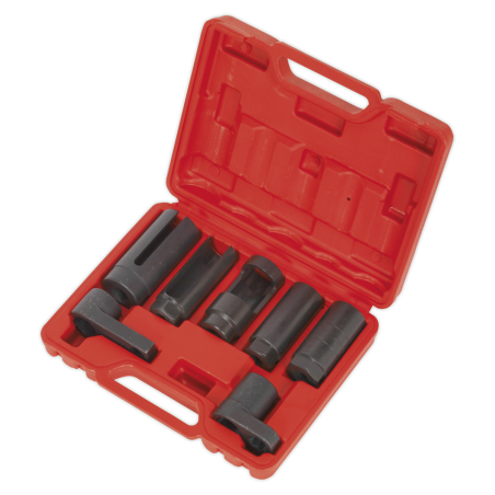 Oxygen Sensor Socket Set 7pc 3/8" & 1/2"Sq Drive